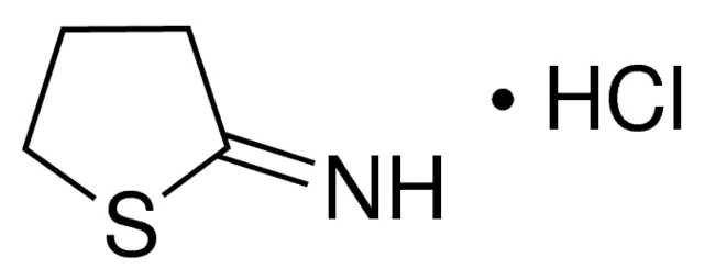 Synonym(s): 2IT, 2-Thiolanimine hydrochloride, Dihydro-2(3H)-thiophenimine hydrochloride, Traut’s reagent Empirical Formula (Hill Notation): C4H7NS · HCl CAS Number: 4781-83-3 Molecular Weight: 137.63 Beilstein: 3620079 MDL number: MFCD00039013 PubChem Substance ID: 24896086 NACRES: NA.21