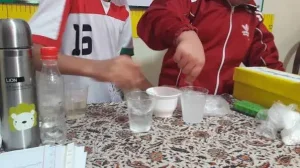 حل شدن نمک در آب