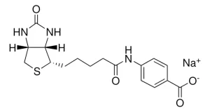 نمک سدیم بیوتین ۴-آمیدوبنزوئیک اسید 4 Buy Biotin 4-Aminobenzoic Acid Sodium Salt